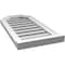 Ekena Millwork Octagonal Top Surface Mount PVC Gable Vent w/ 2"W x 2"P Brickmould Sill Frame, 14"W x 28"H GVPOT14X2803SF - alternate 2
